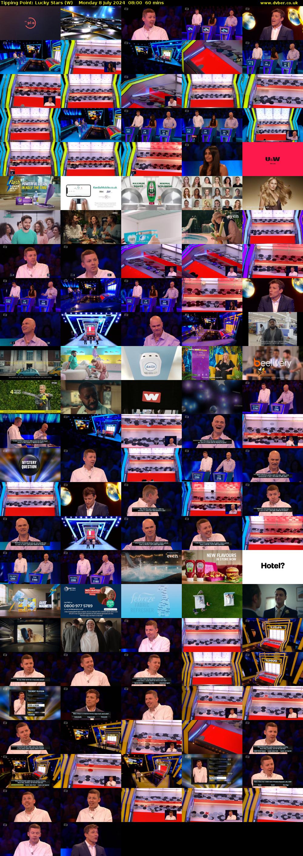 Tipping Point: Lucky Stars (W) Monday 8 July 2024 08:00 - 09:00