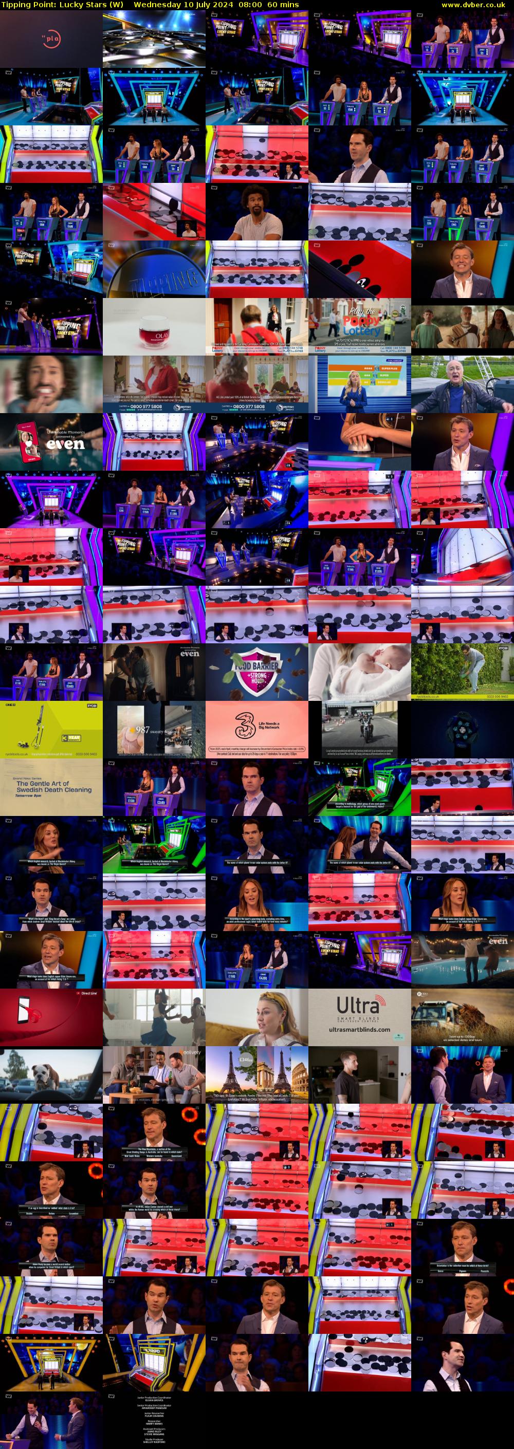 Tipping Point: Lucky Stars (W) Wednesday 10 July 2024 08:00 - 09:00