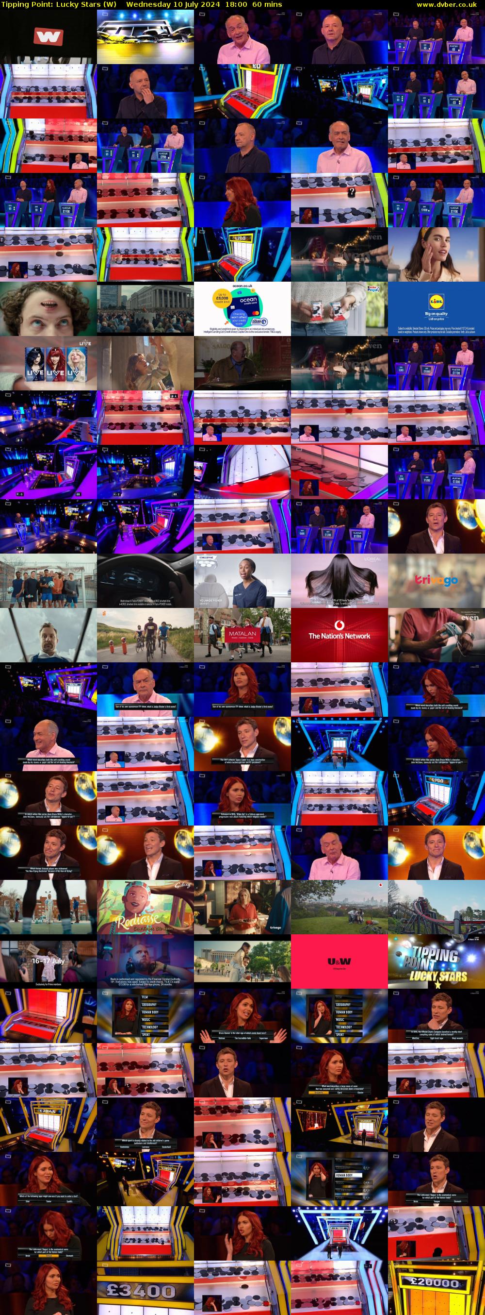 Tipping Point: Lucky Stars (W) Wednesday 10 July 2024 18:00 - 19:00