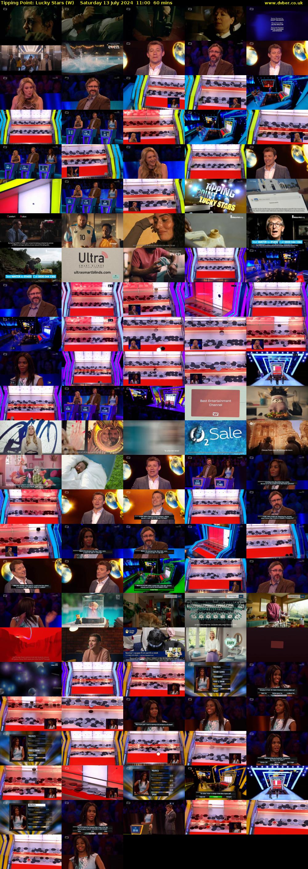 Tipping Point: Lucky Stars (W) Saturday 13 July 2024 11:00 - 12:00