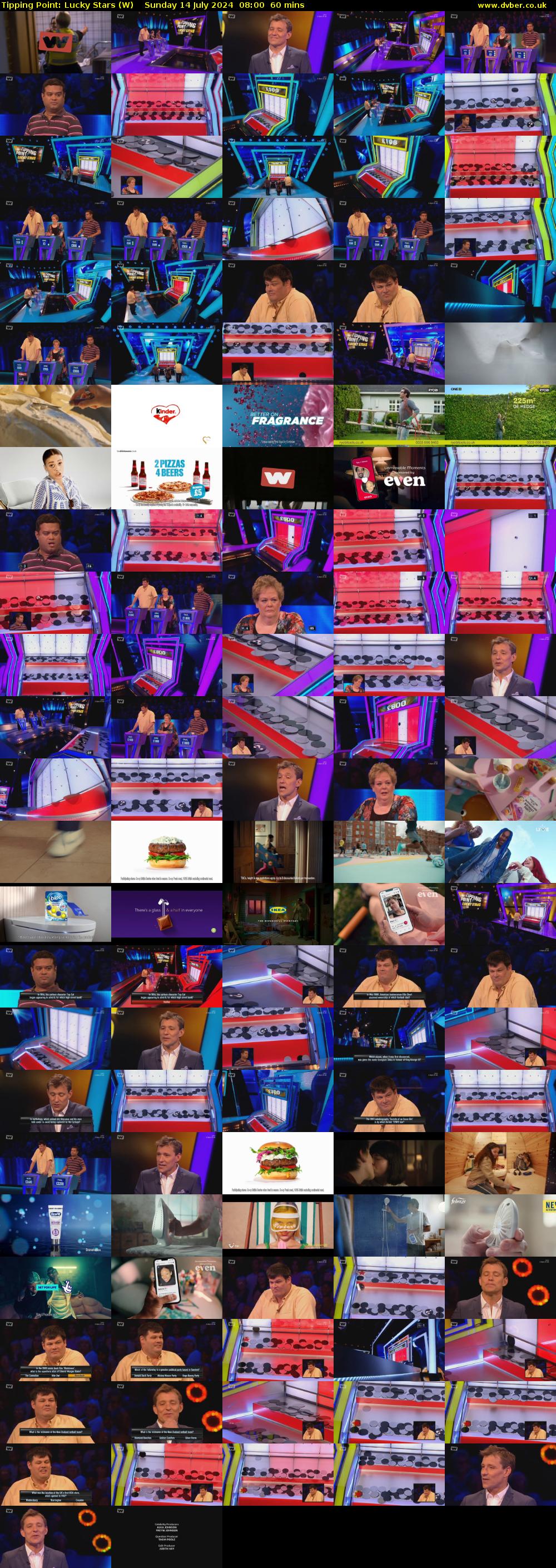 Tipping Point: Lucky Stars (W) Sunday 14 July 2024 08:00 - 09:00