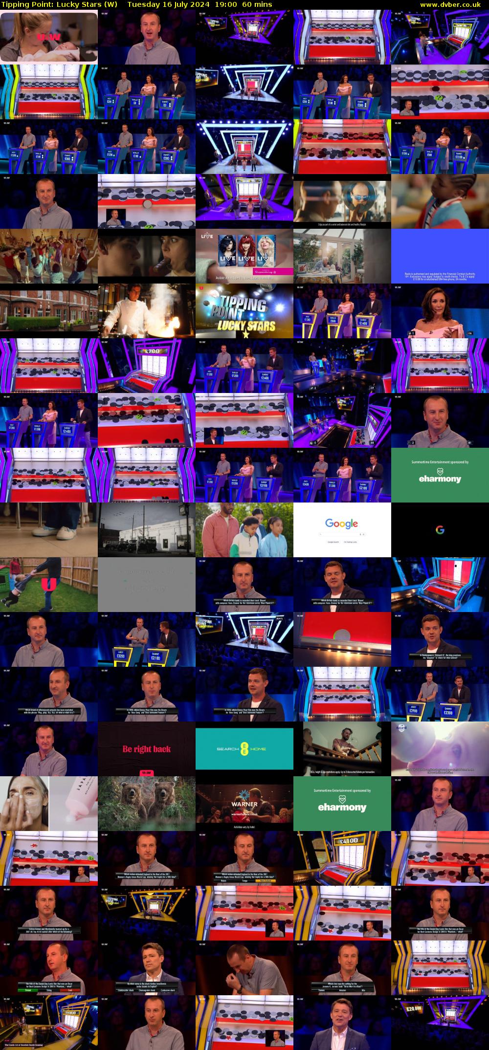 Tipping Point: Lucky Stars (W) Tuesday 16 July 2024 19:00 - 20:00