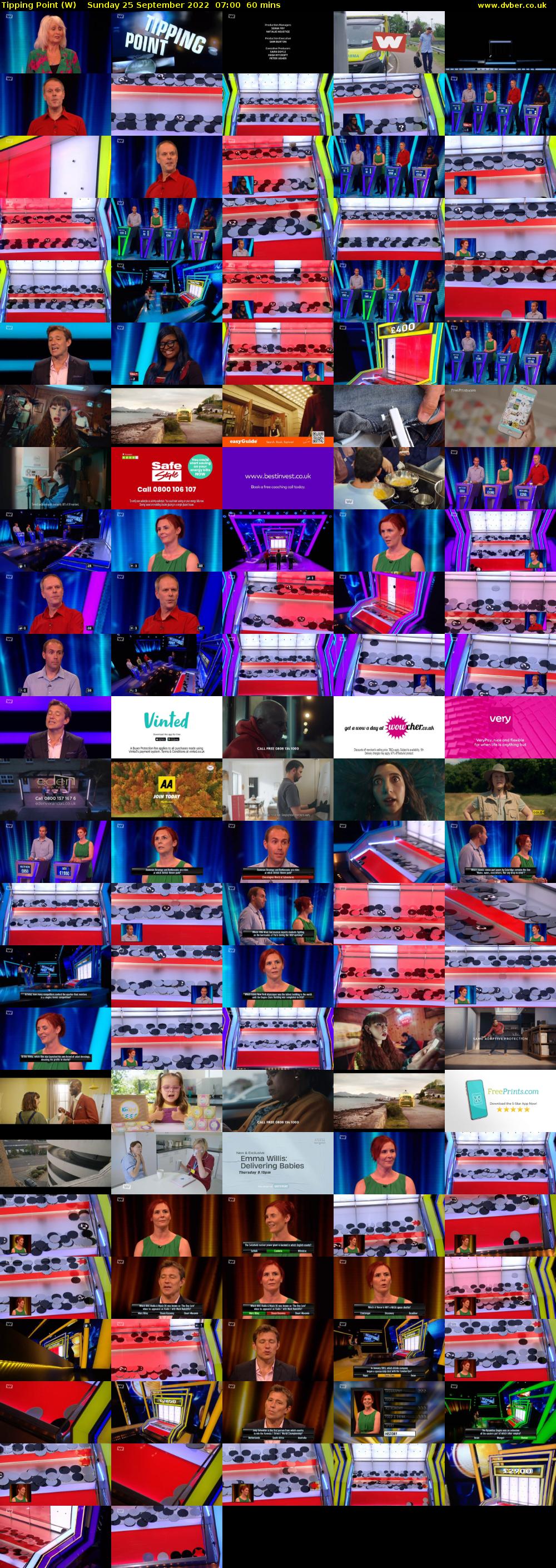 Tipping Point (W) Sunday 25 September 2022 07:00 - 08:00