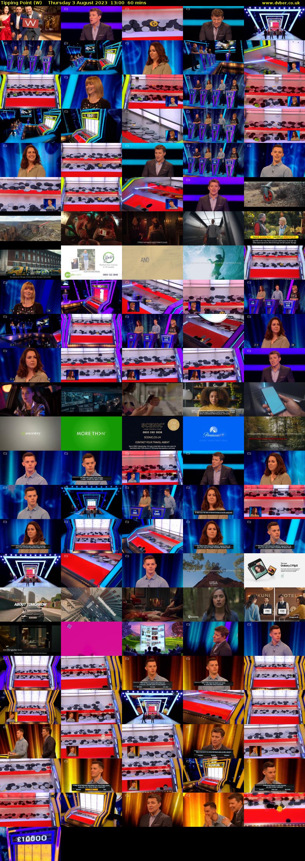 Tipping Point (W) Thursday 3 August 2023 13:00 - 14:00