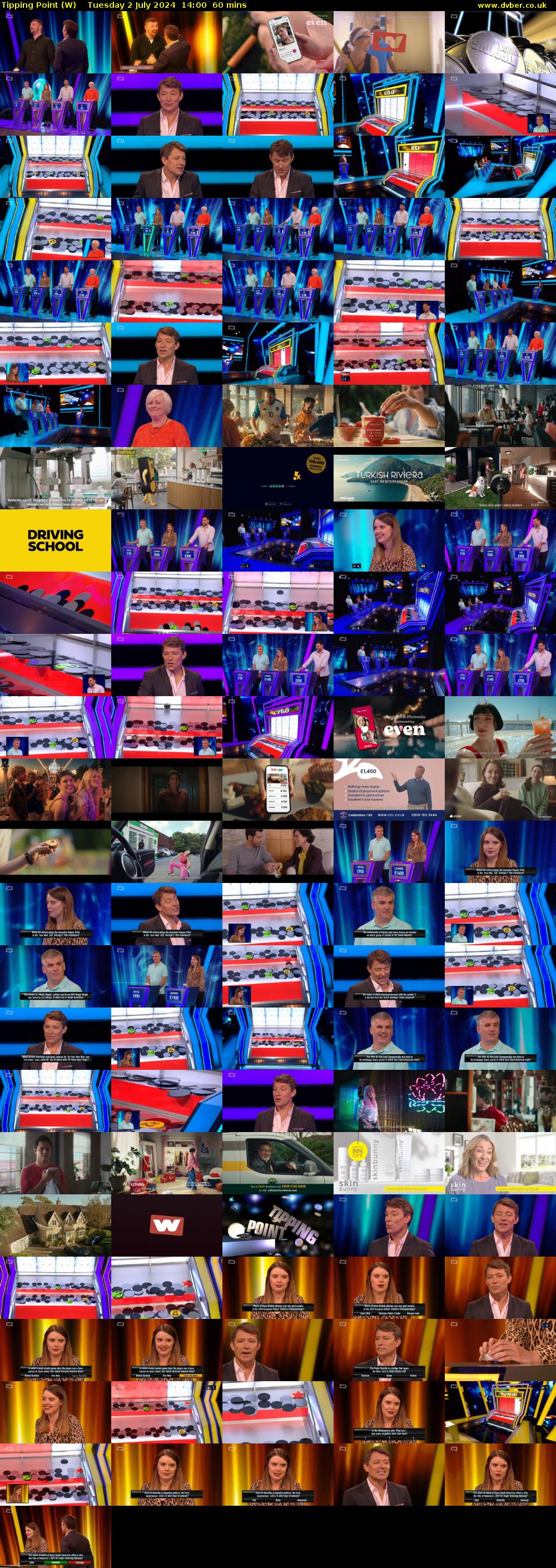 Tipping Point (W) Tuesday 2 July 2024 14:00 - 15:00