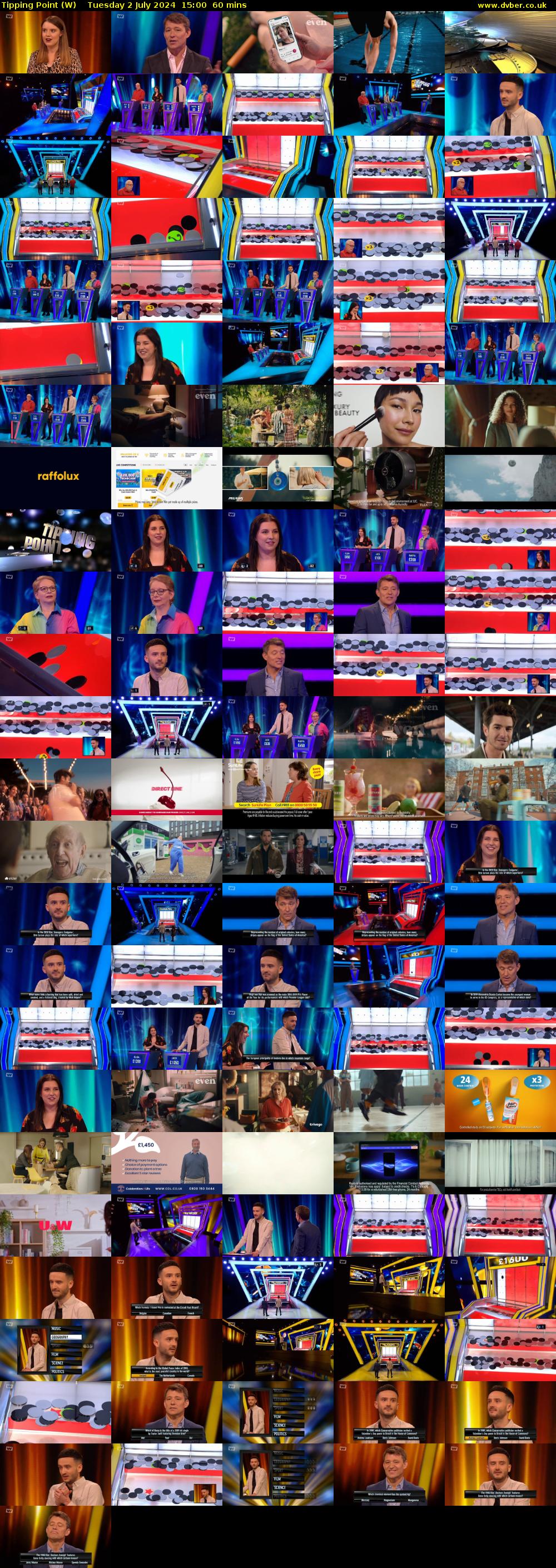 Tipping Point (W) Tuesday 2 July 2024 15:00 - 16:00