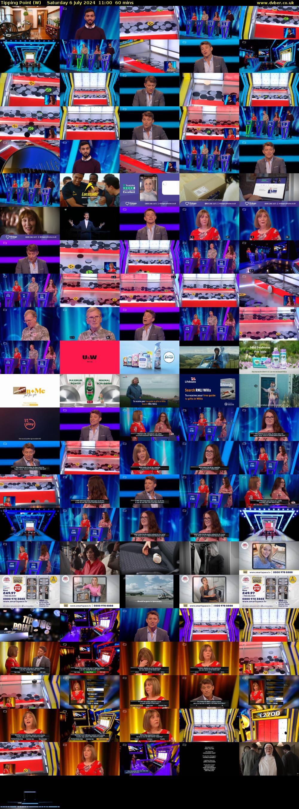 Tipping Point (W) Saturday 6 July 2024 11:00 - 12:00