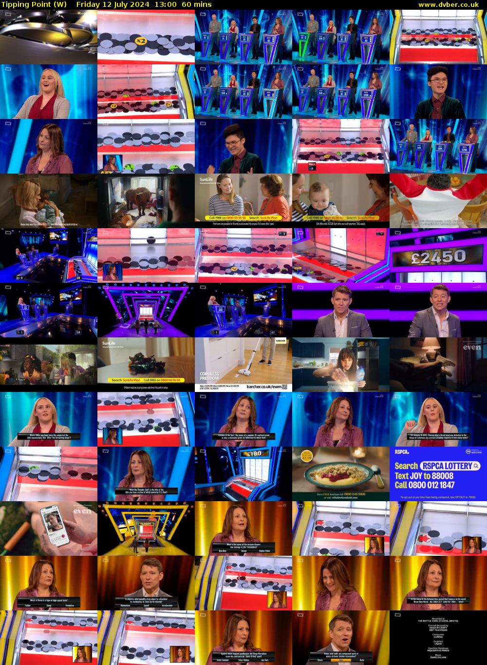 Tipping Point (W) Friday 12 July 2024 13:00 - 14:00