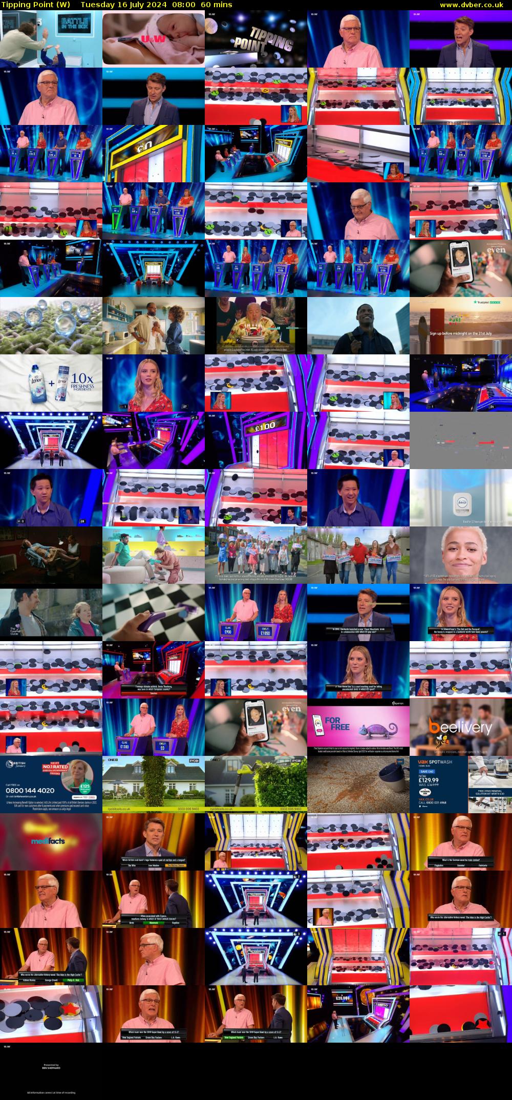 Tipping Point (W) Tuesday 16 July 2024 08:00 - 09:00