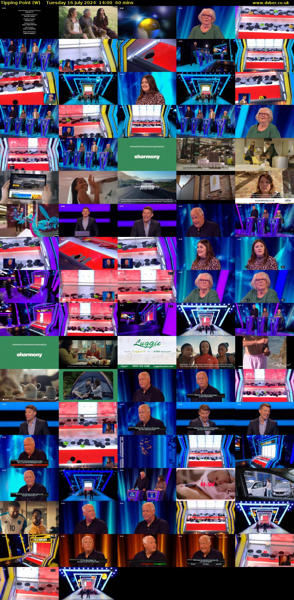 Tipping Point (W) Tuesday 16 July 2024 14:00 - 15:00