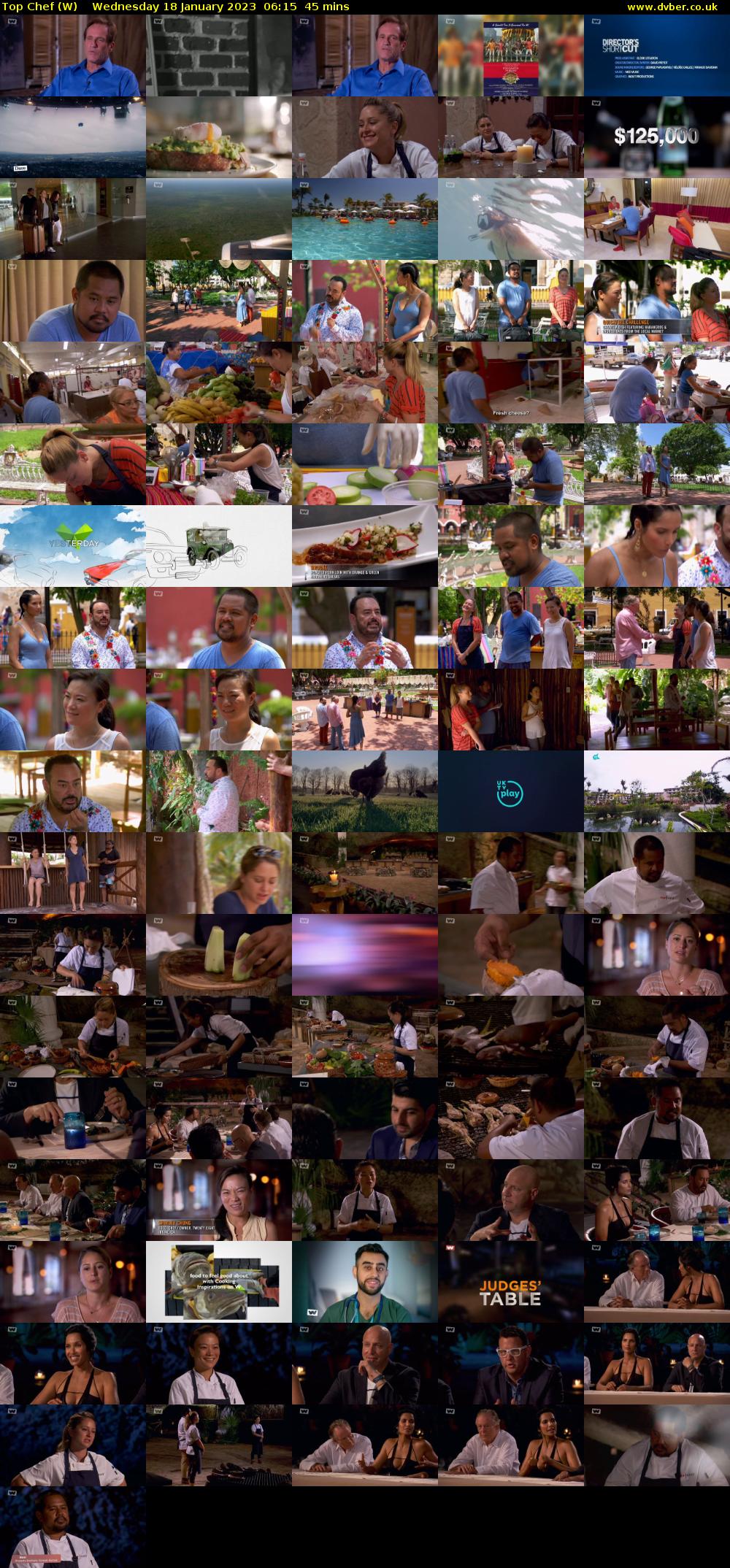 Top Chef (W) Wednesday 18 January 2023 06:15 - 07:00