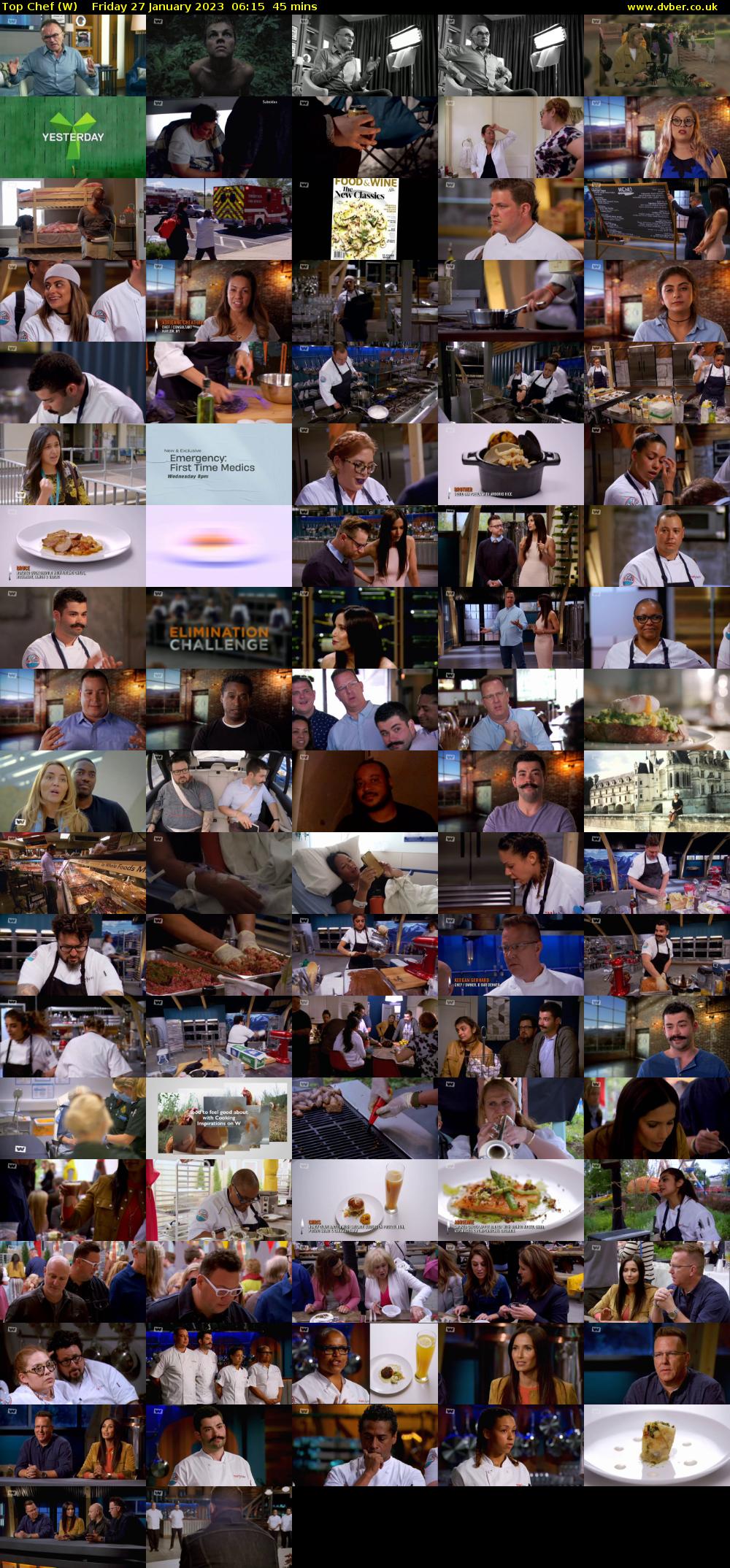 Top Chef (W) Friday 27 January 2023 06:15 - 07:00