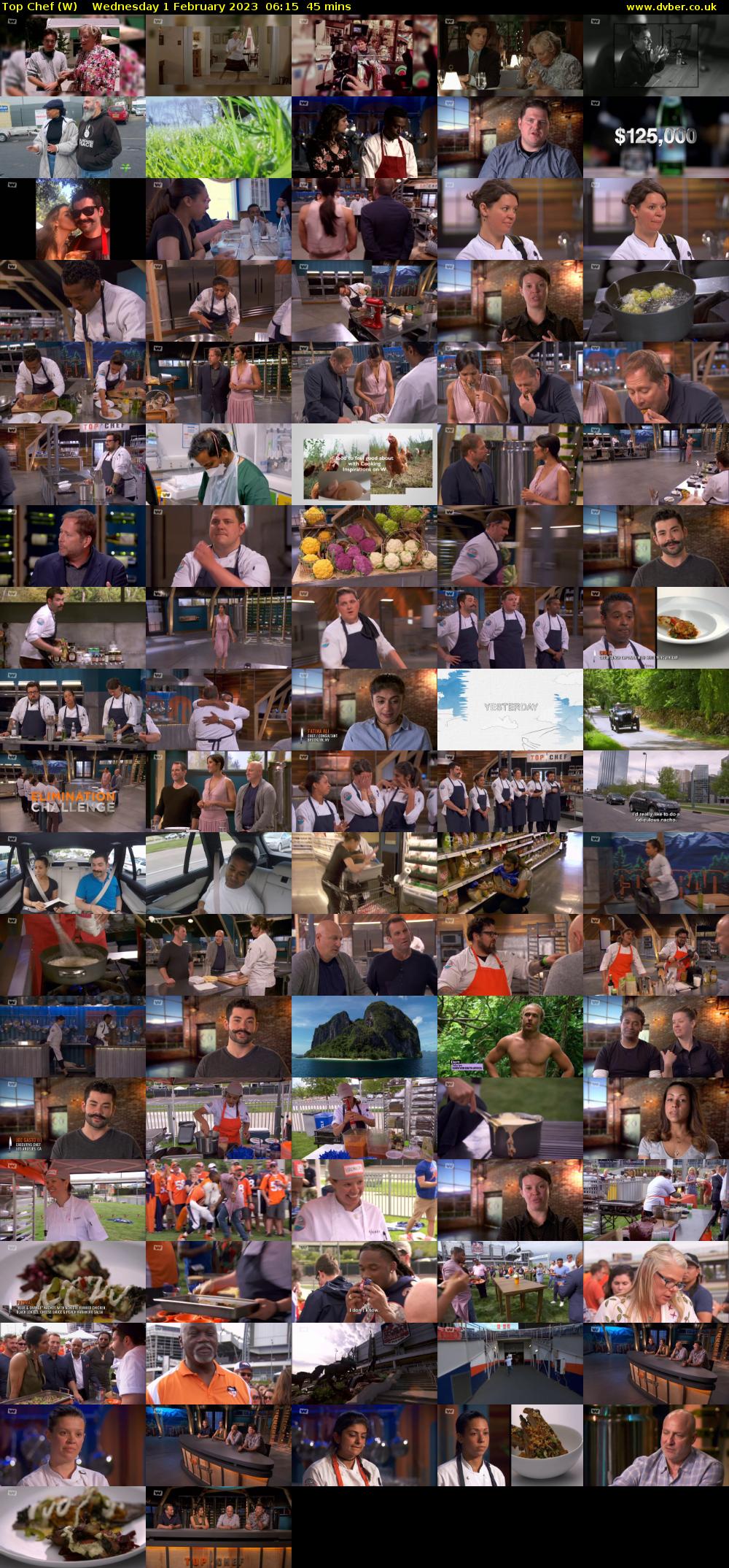 Top Chef (W) Wednesday 1 February 2023 06:15 - 07:00