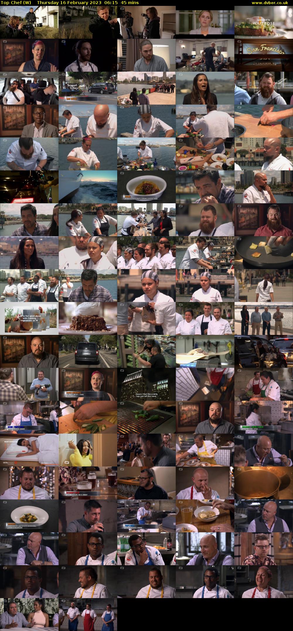 Top Chef (W) Thursday 16 February 2023 06:15 - 07:00
