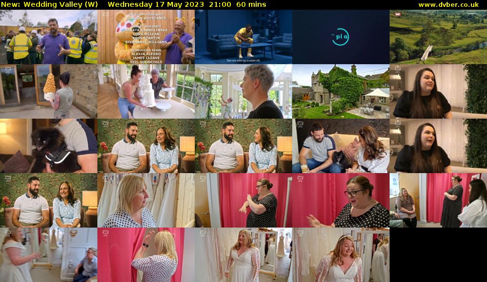 Wedding Valley (W) Wednesday 17 May 2023 21:00 - 22:00