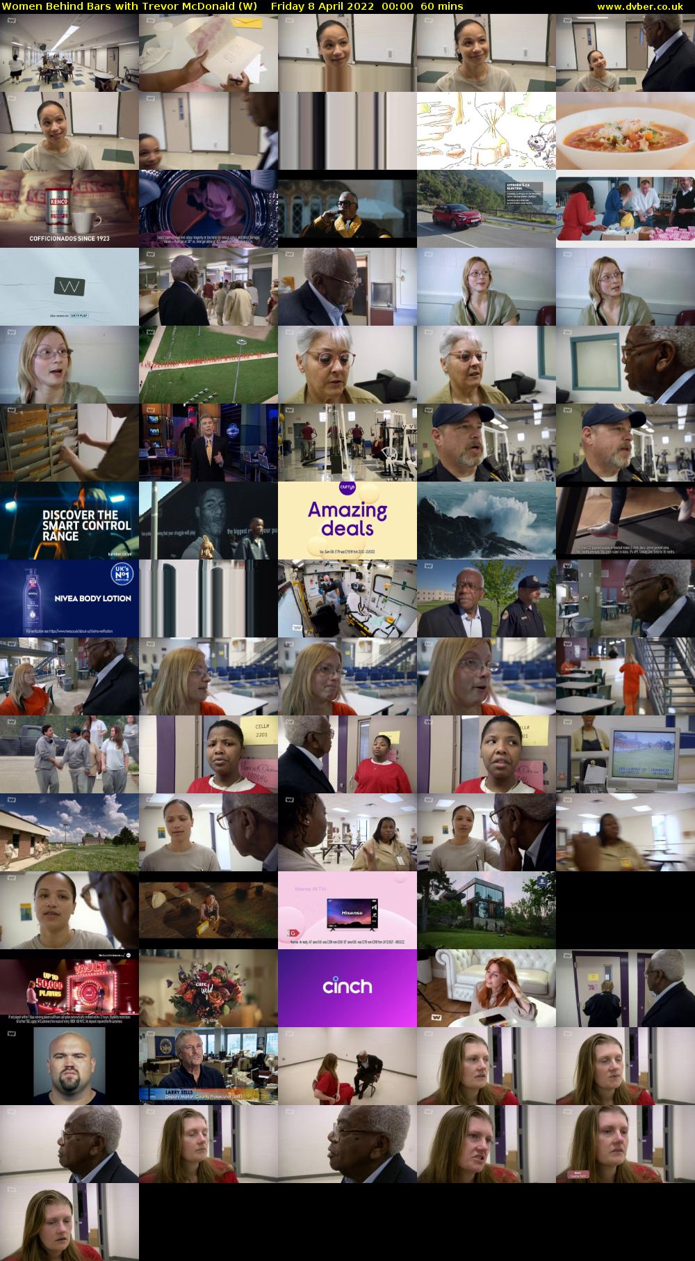 Women Behind Bars with Trevor McDonald (W) Friday 8 April 2022 00:00 - 01:00