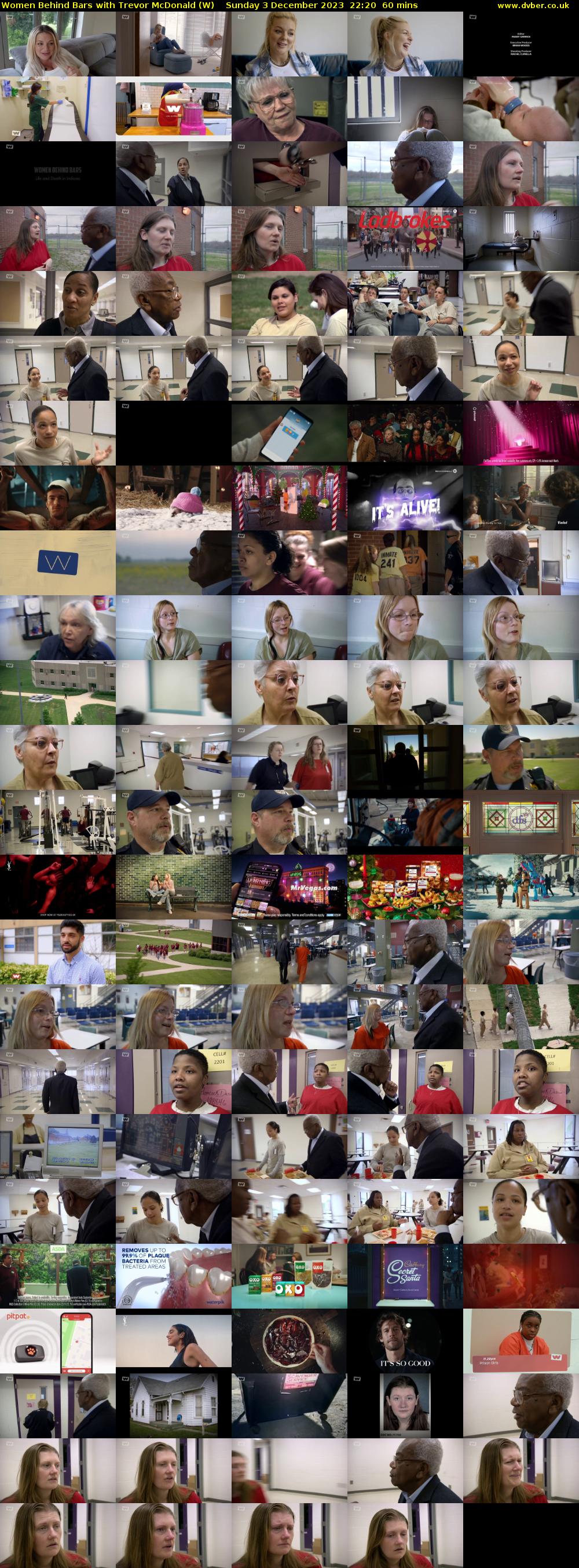 Women Behind Bars with Trevor McDonald (W) Sunday 3 December 2023 22:20 - 23:20