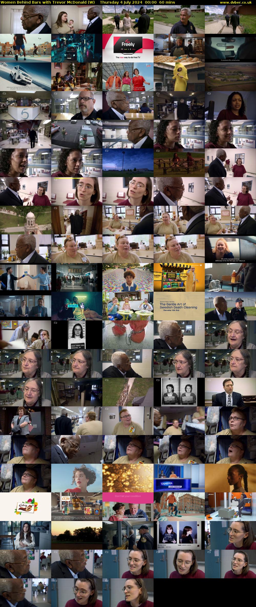 Women Behind Bars with Trevor McDonald (W) Thursday 4 July 2024 00:00 - 01:00