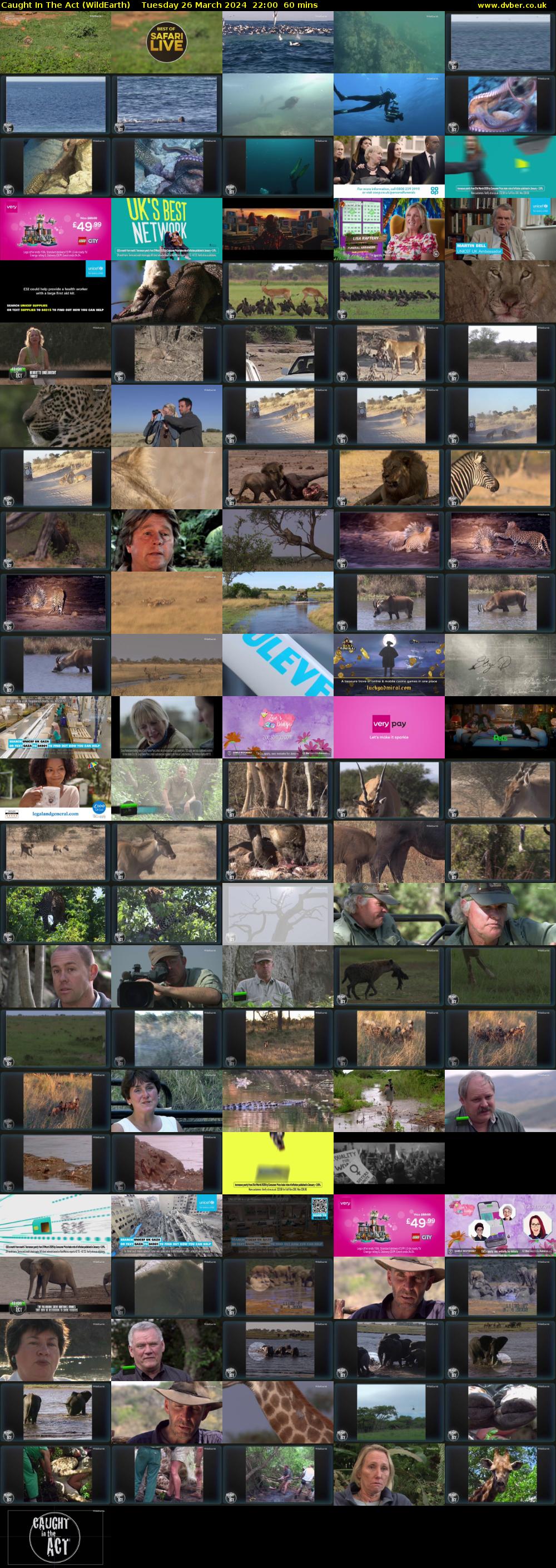Caught In The Act (WildEarth) Tuesday 26 March 2024 22:00 - 23:00