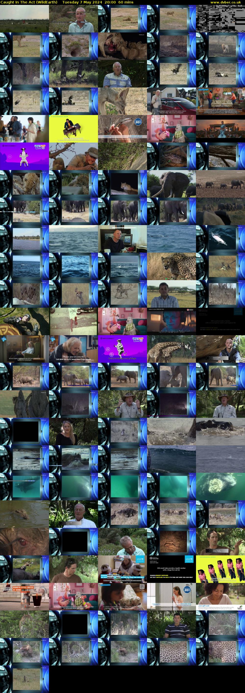 Caught In The Act (WildEarth) Tuesday 7 May 2024 20:00 - 21:00