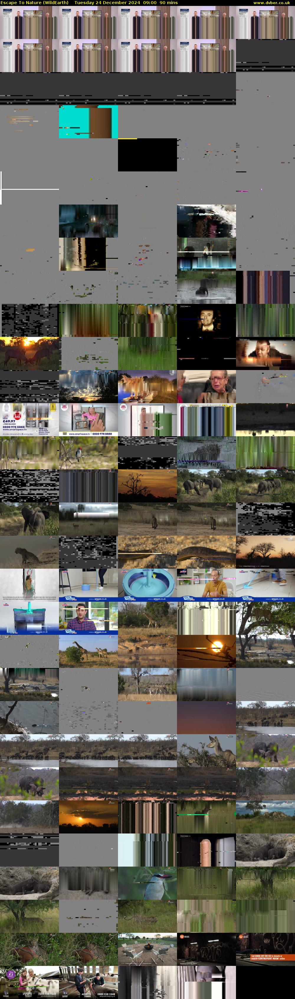 Escape To Nature (WildEarth) Tuesday 24 December 2024 09:00 - 10:30