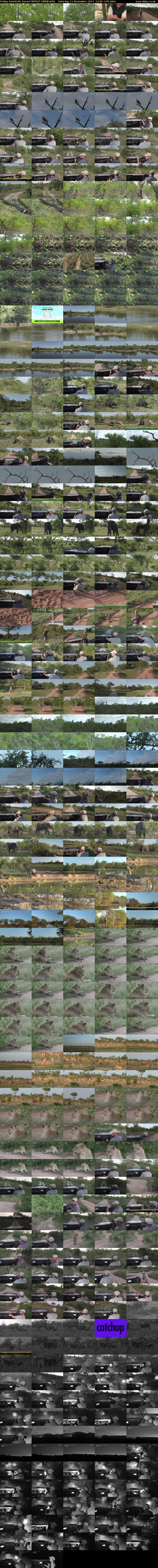 Friday SafariLIVE Sunset REPEAT (WildEarth) Saturday 11 November 2023 23:00 - 03:00