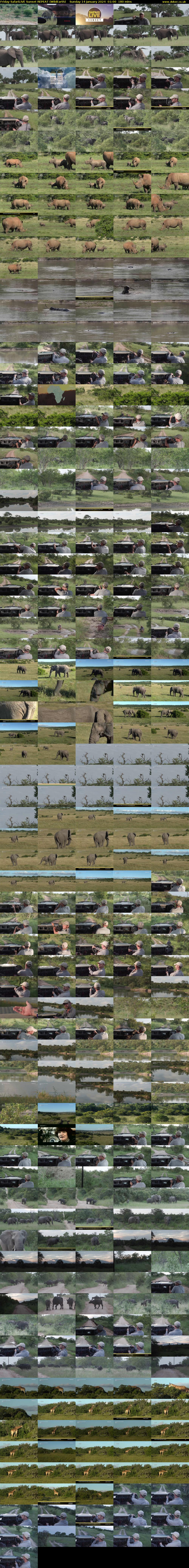 Friday SafariLIVE Sunset REPEAT (WildEarth) Sunday 14 January 2024 01:00 - 04:00