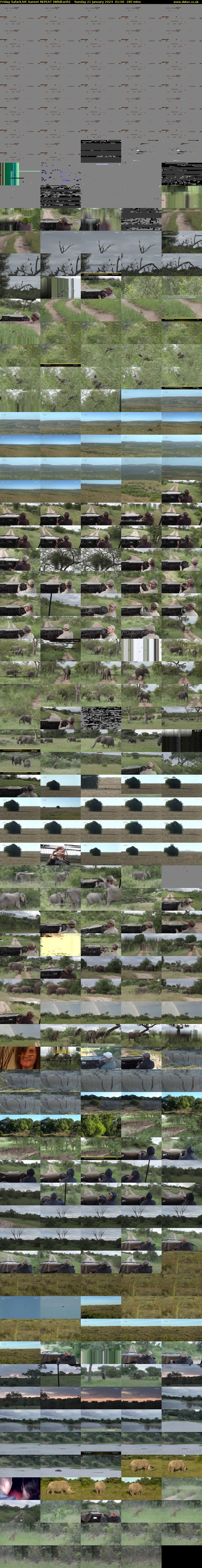Friday SafariLIVE Sunset REPEAT (WildEarth) Sunday 21 January 2024 01:00 - 04:00