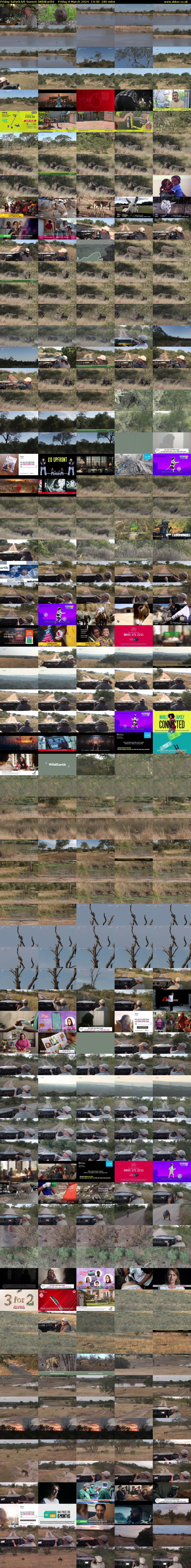 Friday SafariLIVE Sunset (WildEarth) Friday 8 March 2024 13:30 - 16:30