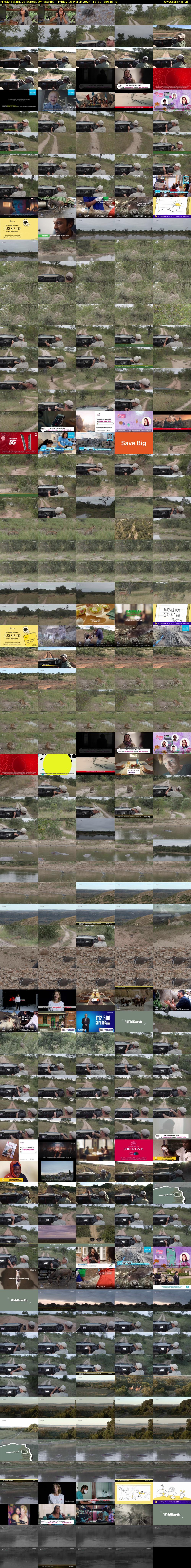 Friday SafariLIVE Sunset (WildEarth) Friday 15 March 2024 13:30 - 16:30