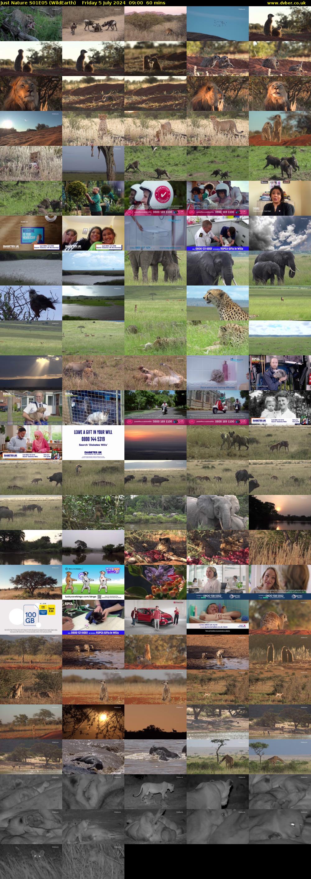 Just Nature S01E05 (WildEarth) Friday 5 July 2024 09:00 - 10:00