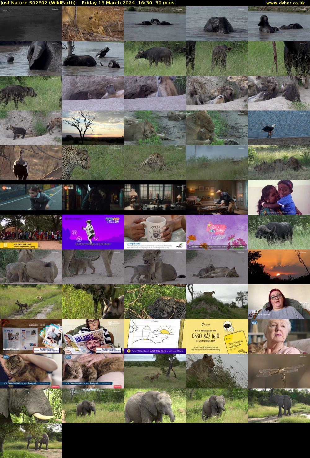 Just Nature S02E02 (WildEarth) Friday 15 March 2024 16:30 - 17:00