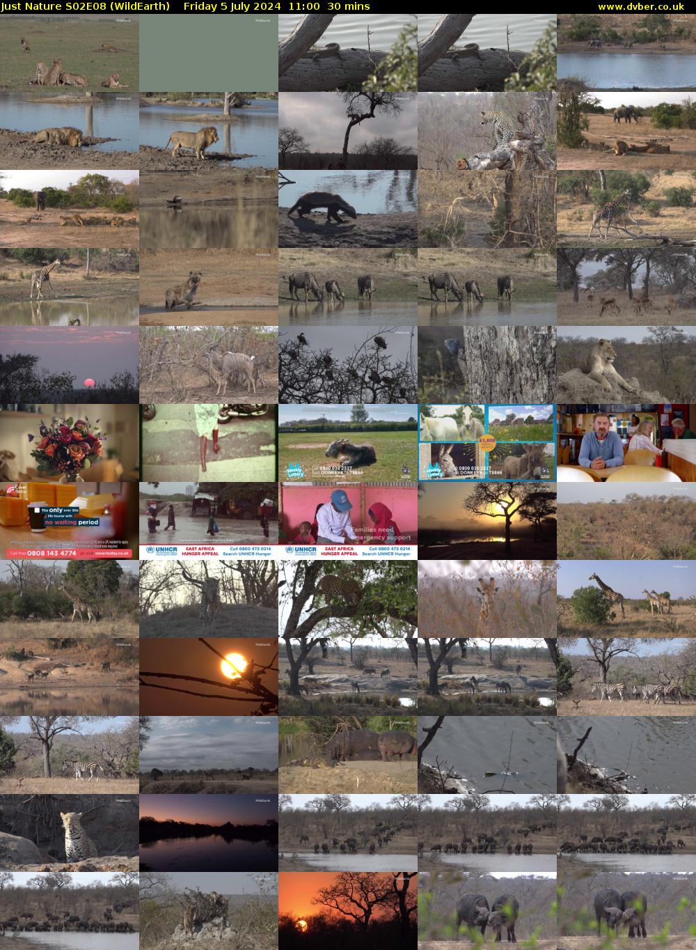 Just Nature S02E08 (WildEarth) Friday 5 July 2024 11:00 - 11:30