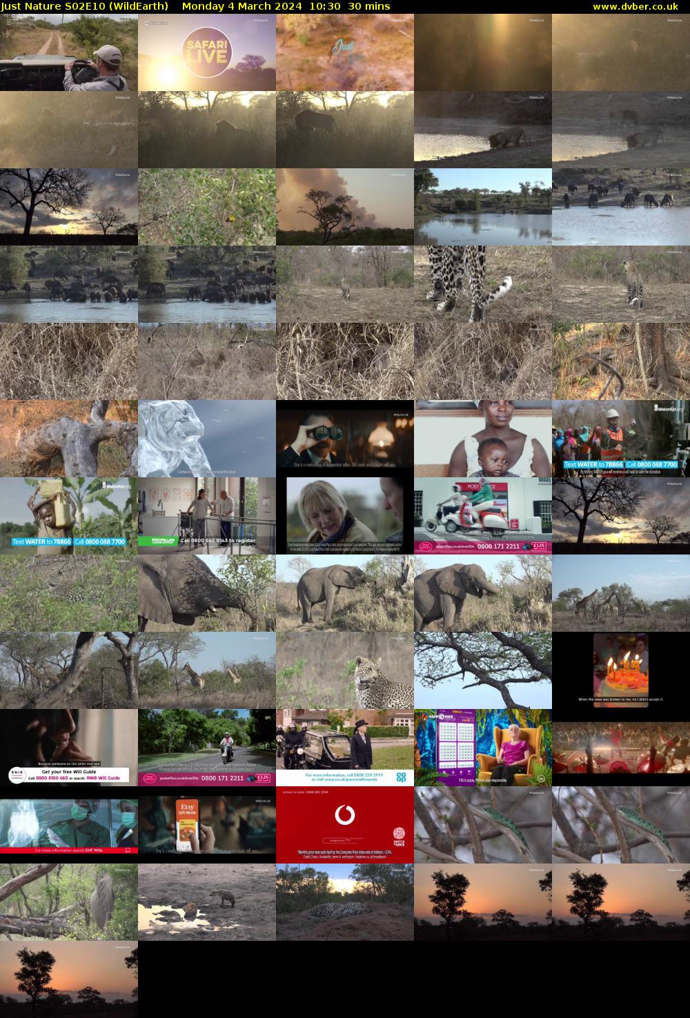 Just Nature S02E10 (WildEarth) Monday 4 March 2024 10:30 - 11:00