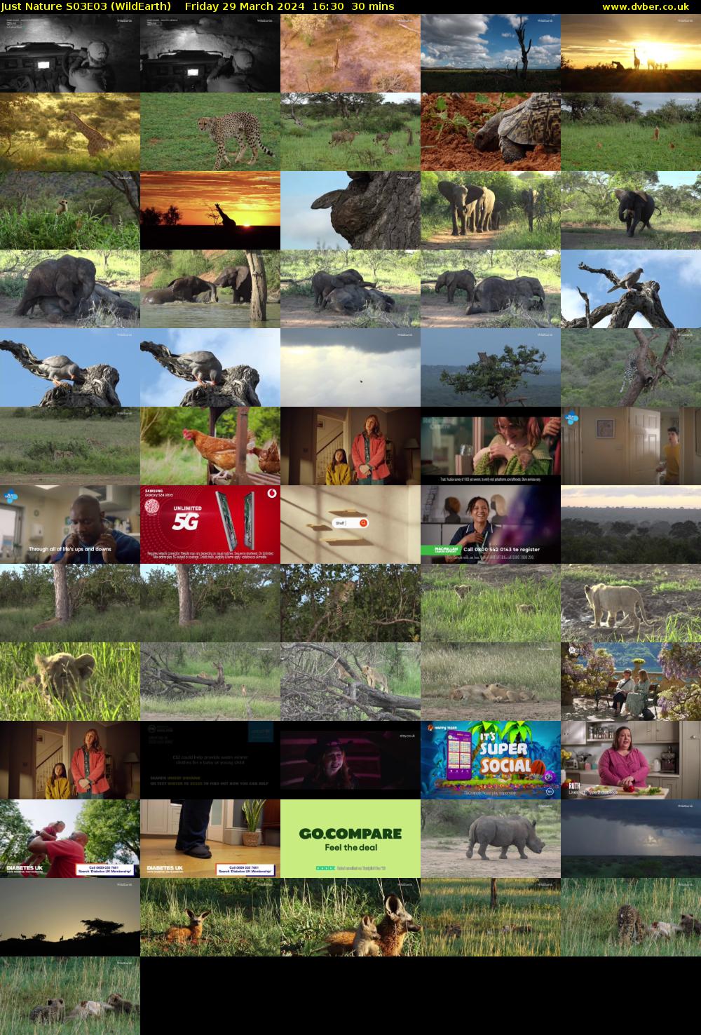 Just Nature S03E03 (WildEarth) Friday 29 March 2024 16:30 - 17:00