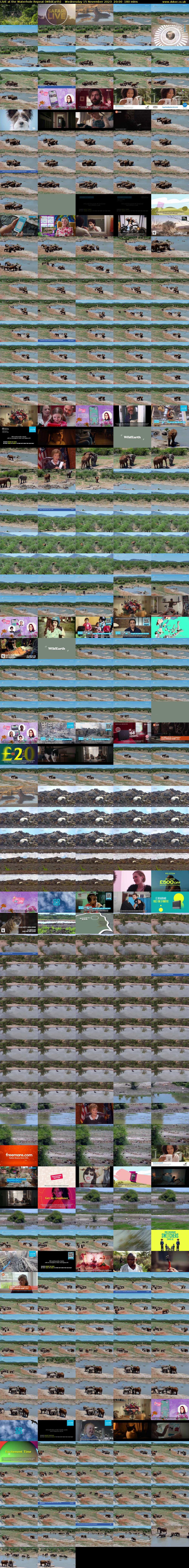 LIVE at the Waterhole Repeat (WildEarth) Wednesday 15 November 2023 20:00 - 23:00