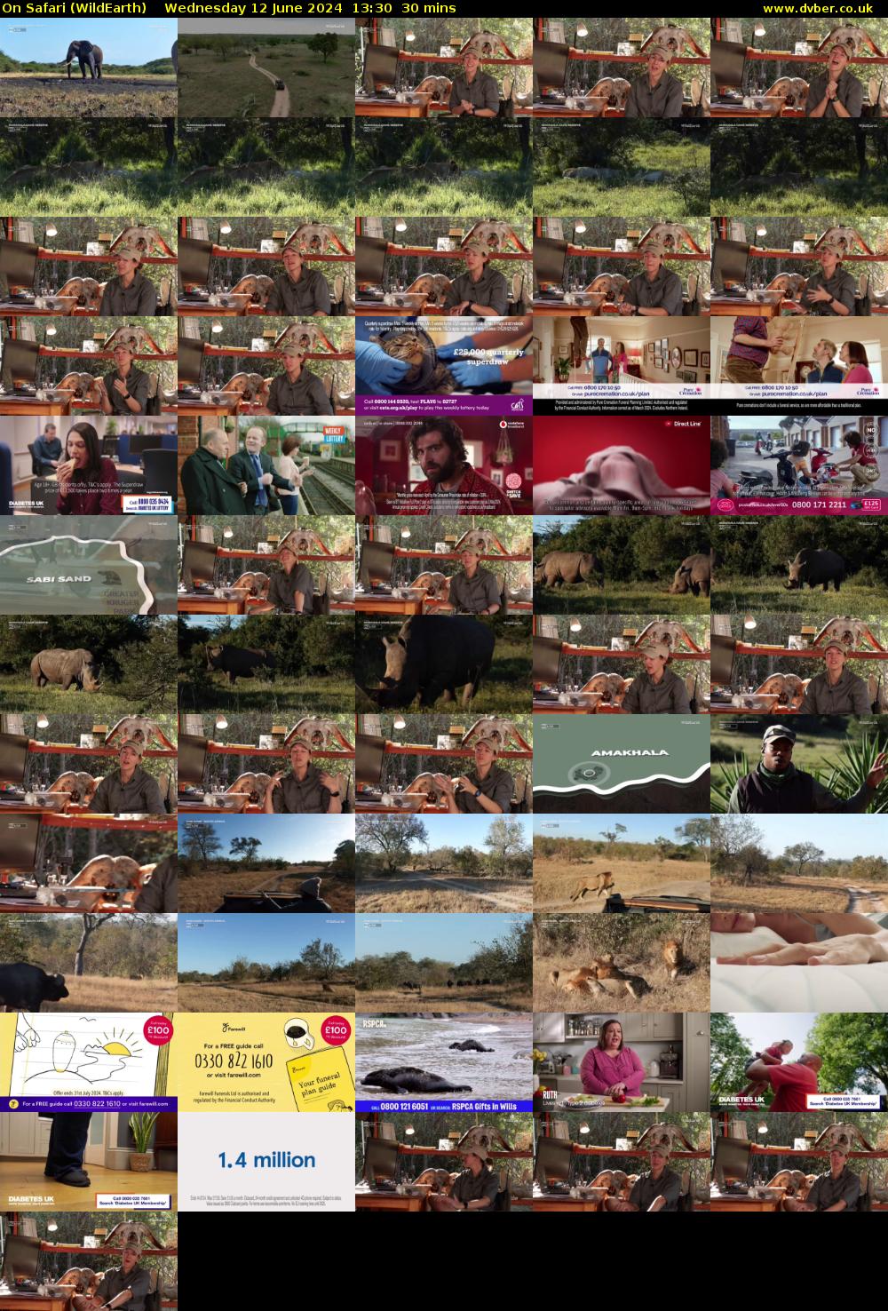 On Safari (WildEarth) Wednesday 12 June 2024 13:30 - 14:00