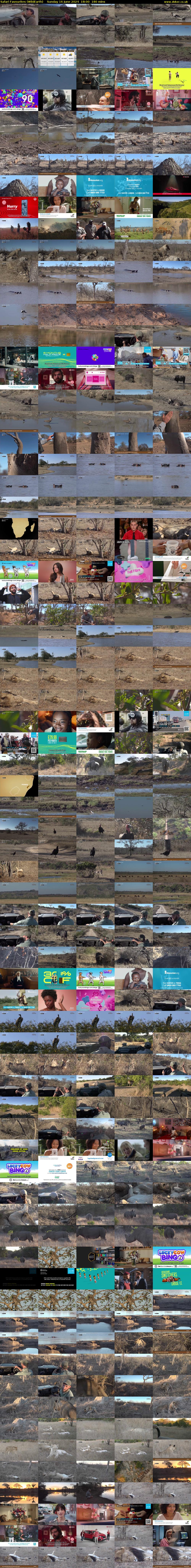 Safari Favourites (WildEarth) Sunday 16 June 2024 18:00 - 21:00