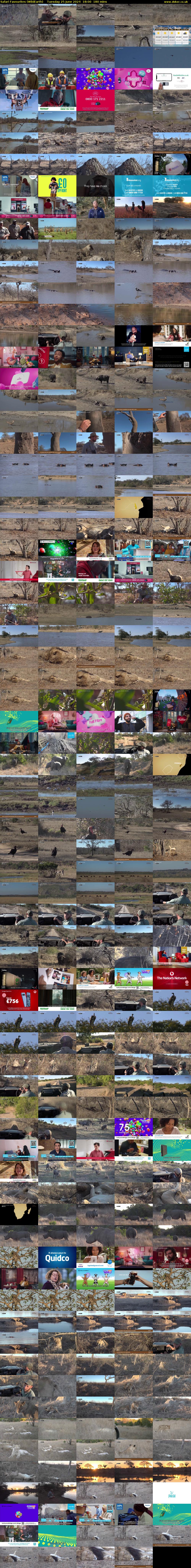 Safari Favourites (WildEarth) Tuesday 25 June 2024 18:00 - 21:00