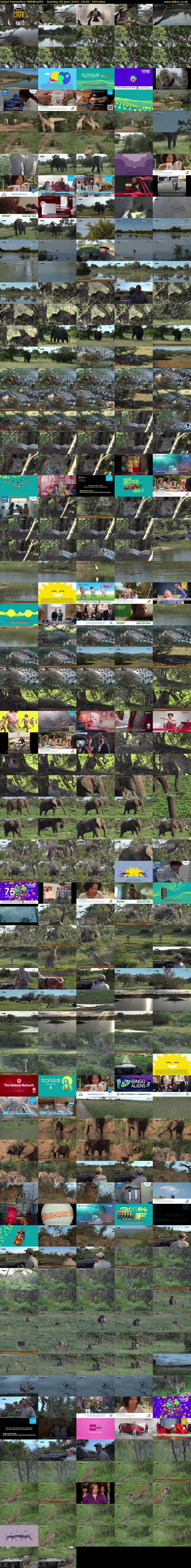 Safari Favourites (WildEarth) Sunday 30 June 2024 18:00 - 21:00