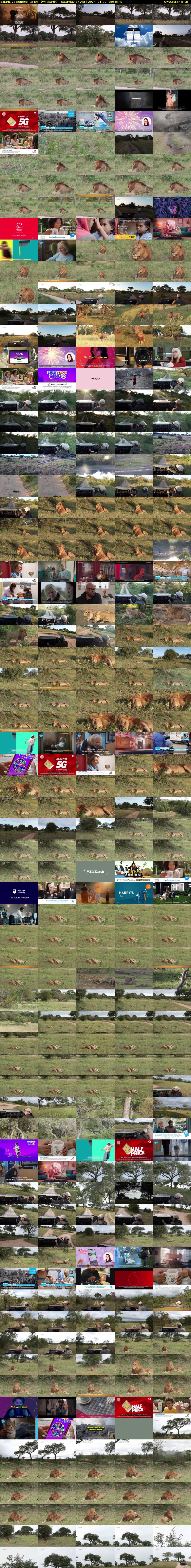 SafariLIVE Sunrise REPEAT (WildEarth) Saturday 27 April 2024 21:00 - 00:00