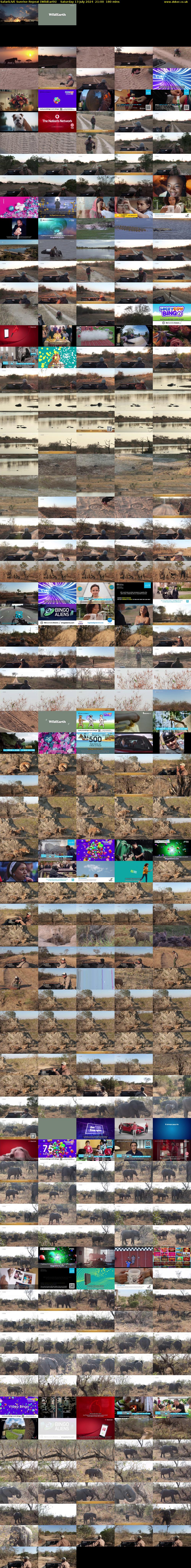 SafariLIVE Sunrise REPEAT (WildEarth) Saturday 13 July 2024 21:00 - 00:00