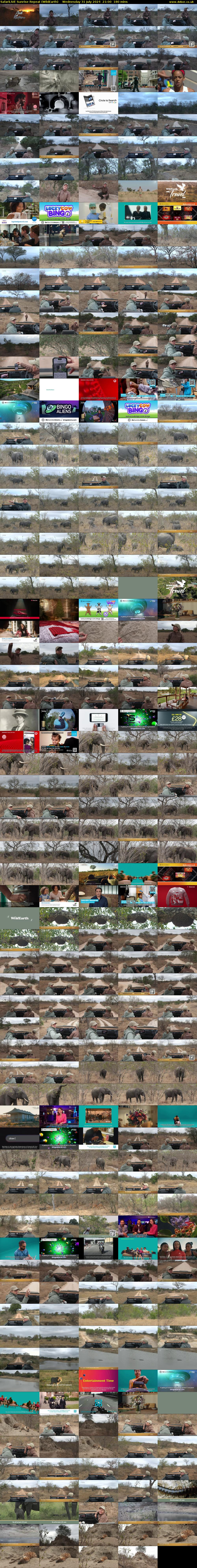 SafariLIVE Sunrise REPEAT (WildEarth) Wednesday 31 July 2024 21:00 - 00:00