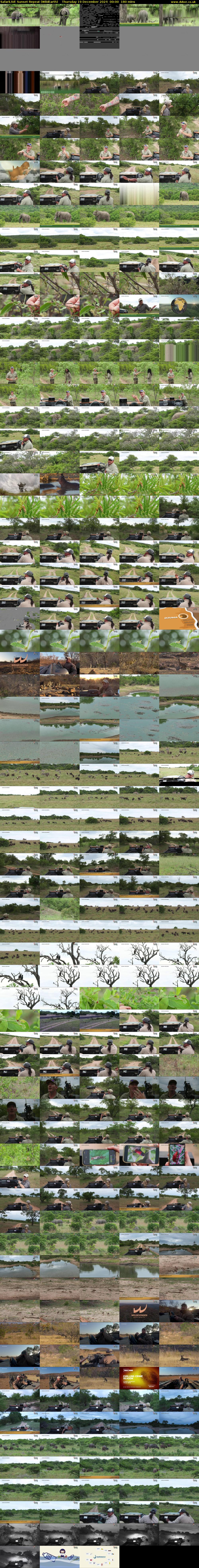 SafariLIVE Sunset Repeat (WildEarth) Thursday 19 December 2024 00:00 - 03:00