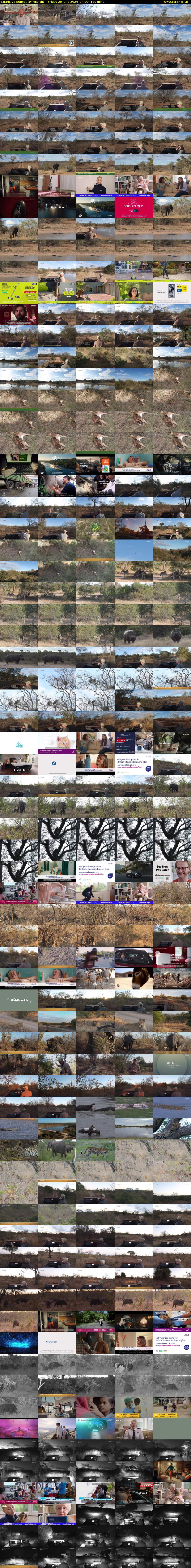 SafariLIVE Sunset (WildEarth) Friday 28 June 2024 14:00 - 17:00