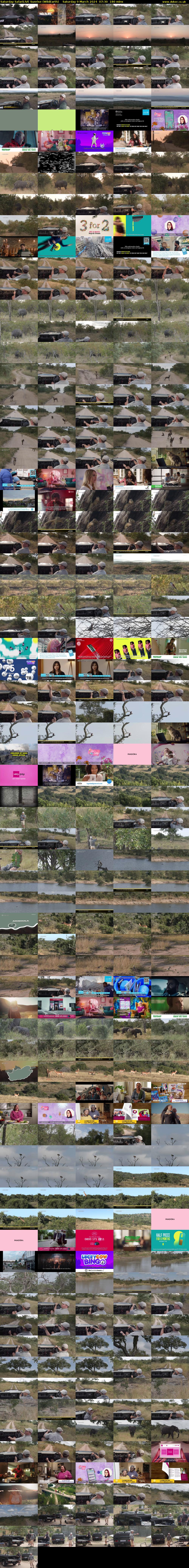 Saturday SafariLIVE Sunrise (WildEarth) Saturday 9 March 2024 07:30 - 10:30