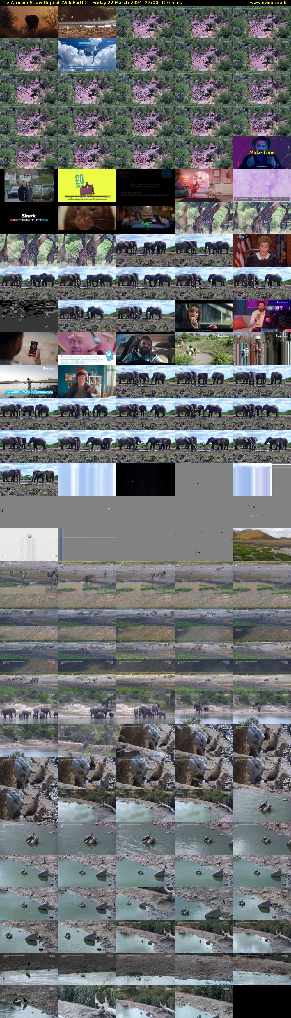The Africam Show Repeat (WildEarth) Friday 22 March 2024 23:00 - 01:00