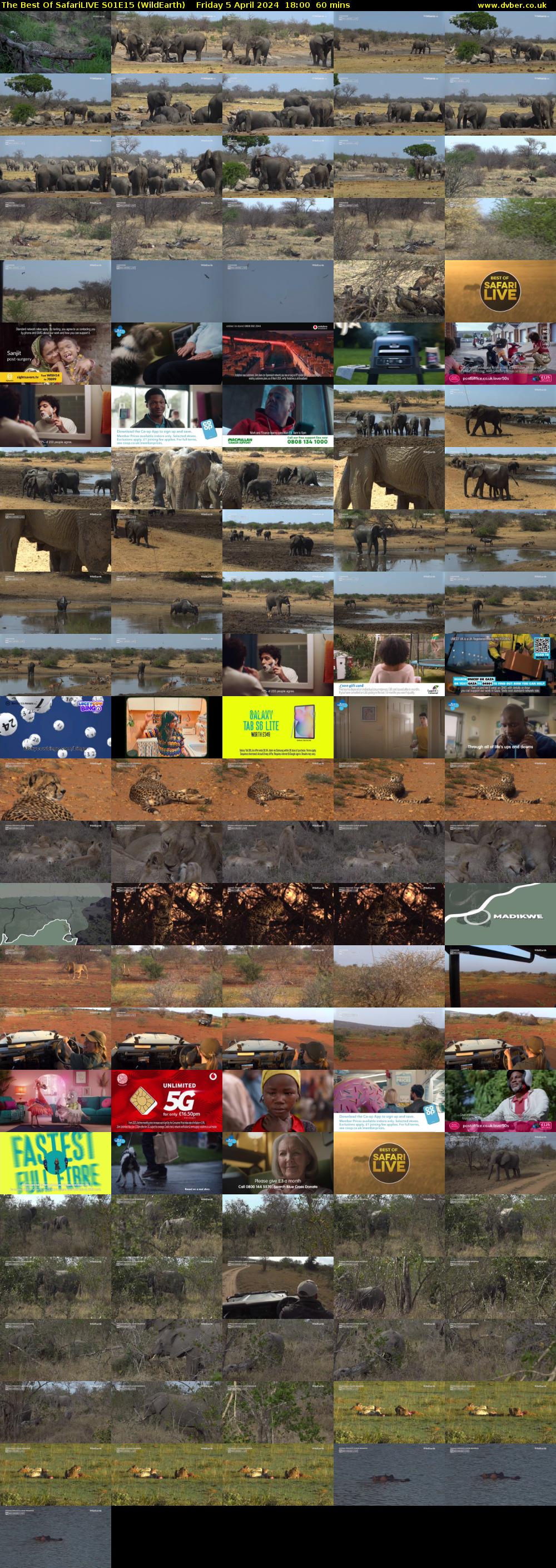The Best Of SafariLIVE S01E15 (WildEarth) Friday 5 April 2024 18:00 - 19:00