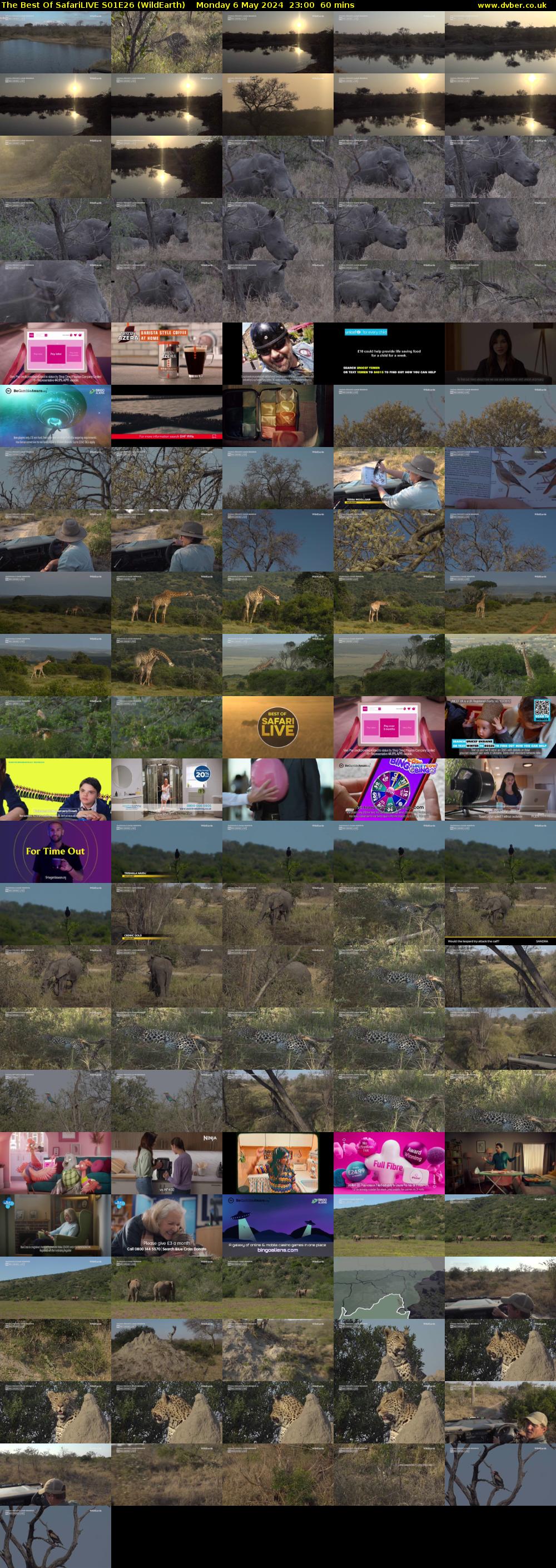 The Best Of SafariLIVE S01E26 (WildEarth) Monday 6 May 2024 23:00 - 00:00
