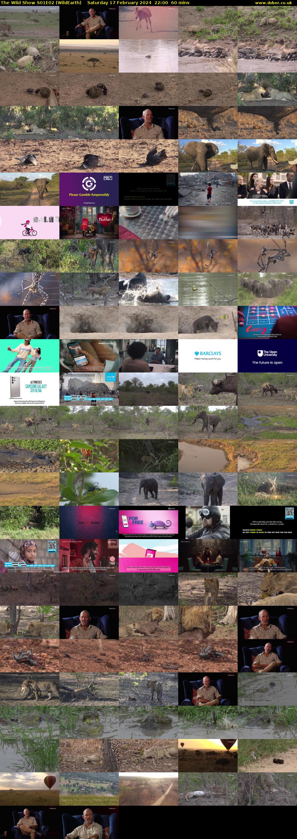 The Wild Show S01E02 (WildEarth) Saturday 17 February 2024 22:00 - 23:00